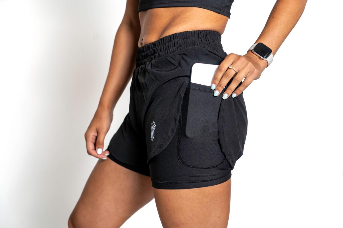 Athena Performance Double Layer Shorts - Lightweight and breathable design (view 2)