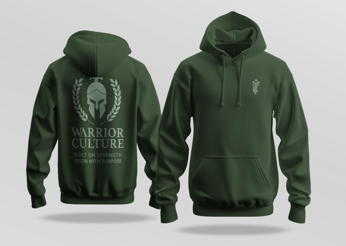 Atlas Spartan Hoodie with Spartan helmet graphic