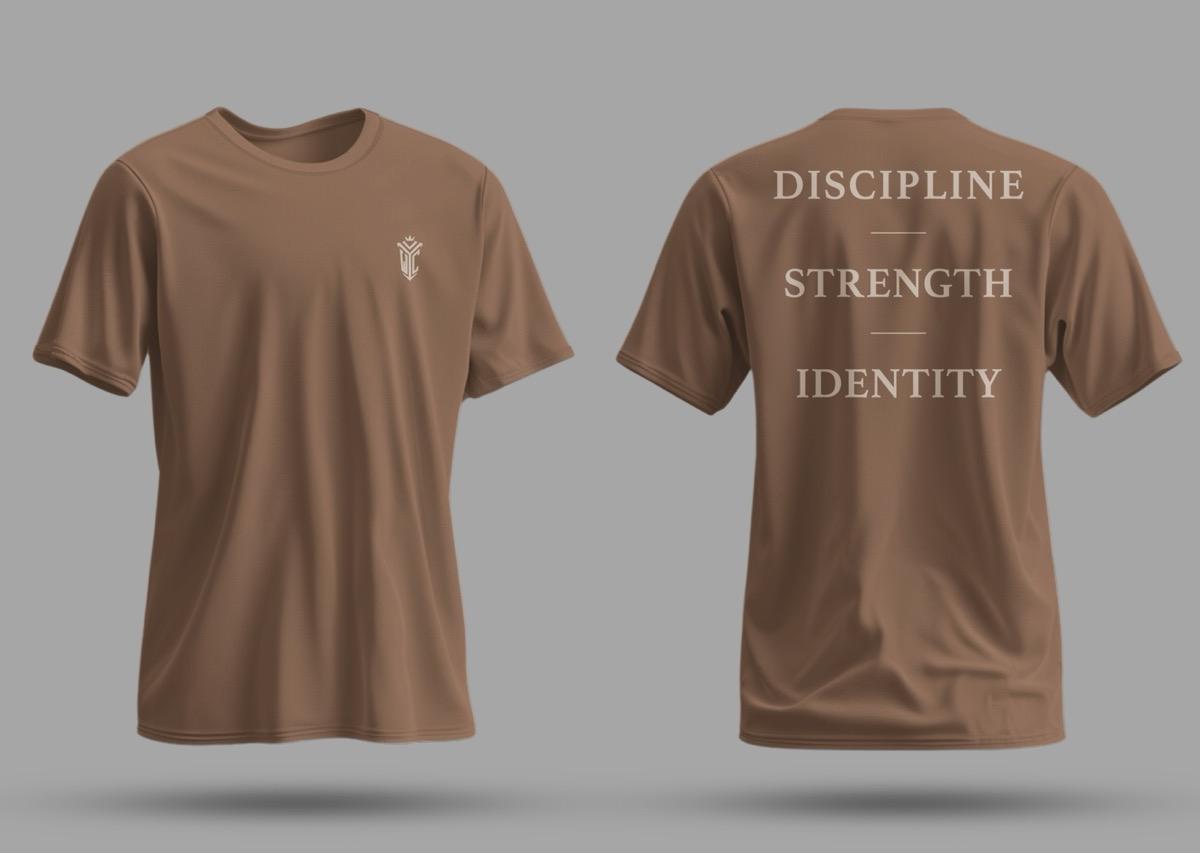 Discipline T-Shirt - premium heavyweight organic cotton (view 3)