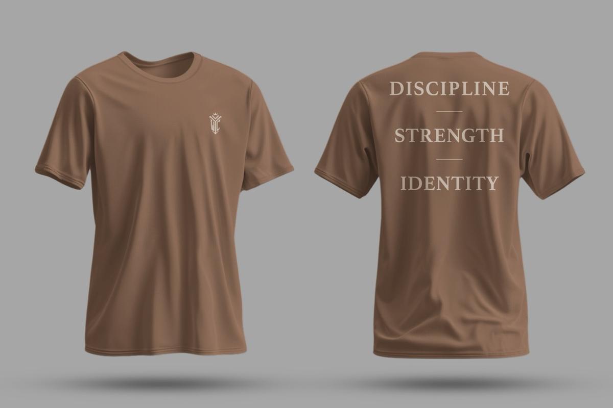 Discipline T-Shirt - premium heavyweight organic cotton (view 3)