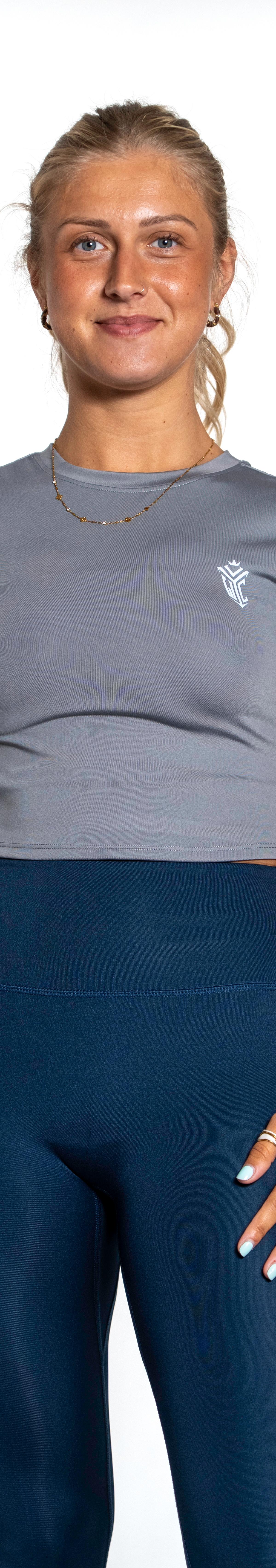Athena Performance Cropped T-Shirt in lightweight fabric (view 4)