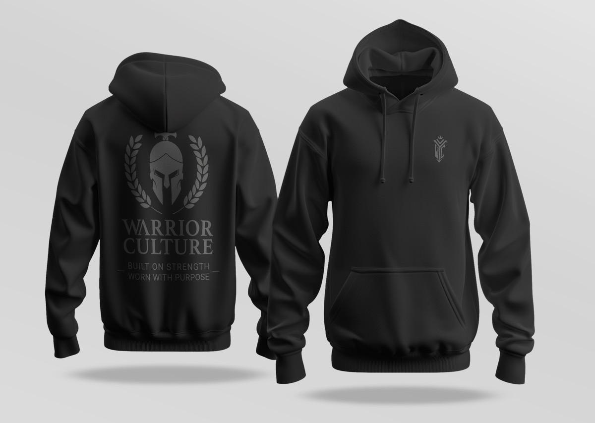 Atlas Spartan Hoodie with Spartan helmet graphic (view 2)