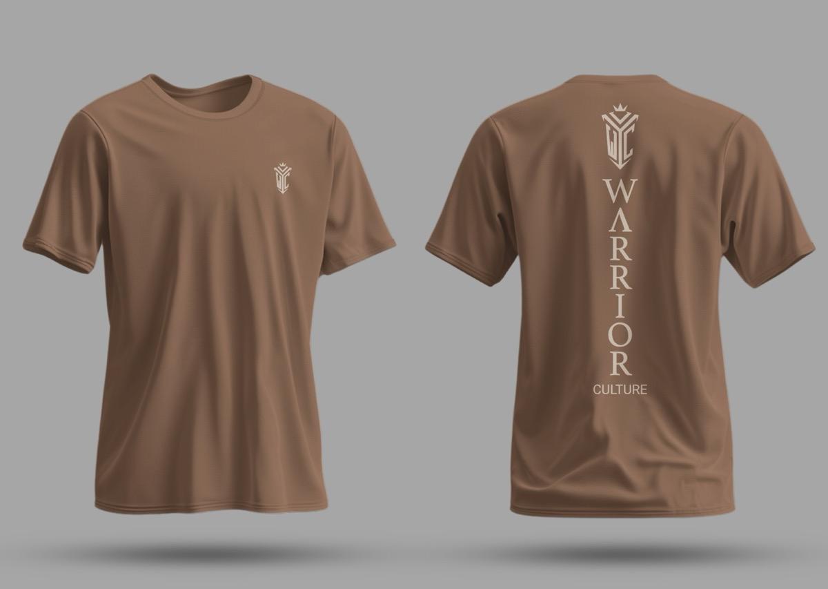 Vertical T-Shirt with modern Warrior Culture branding (view 4)