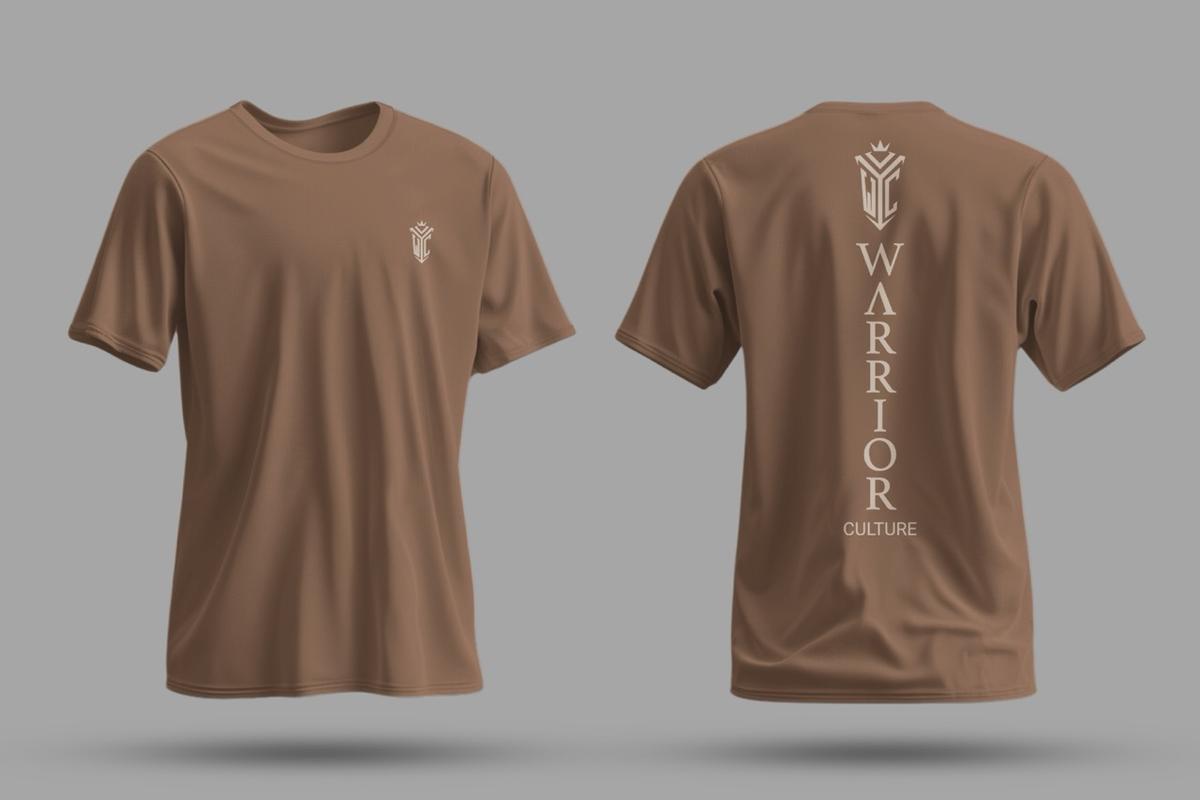 Vertical T-Shirt with modern Warrior Culture branding (view 4)