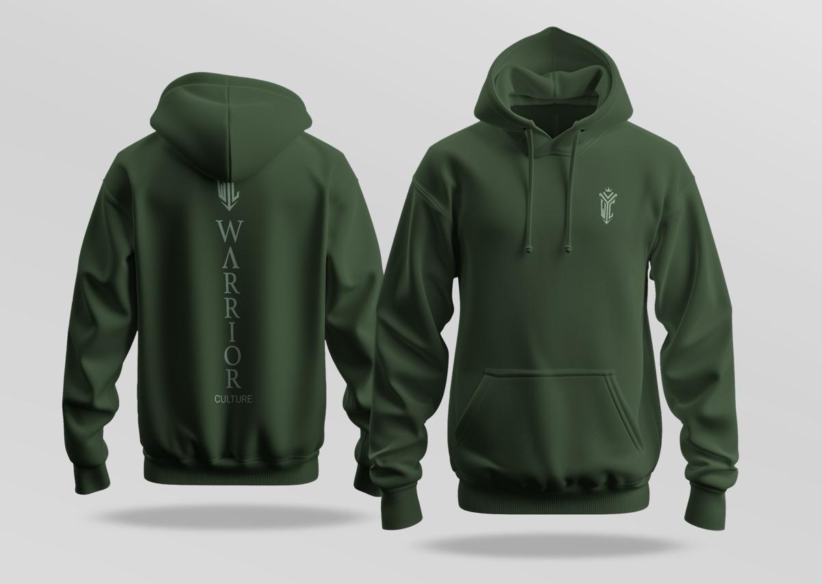 Atlas Vertical Hoodie featuring vertical back graphic (view 2)