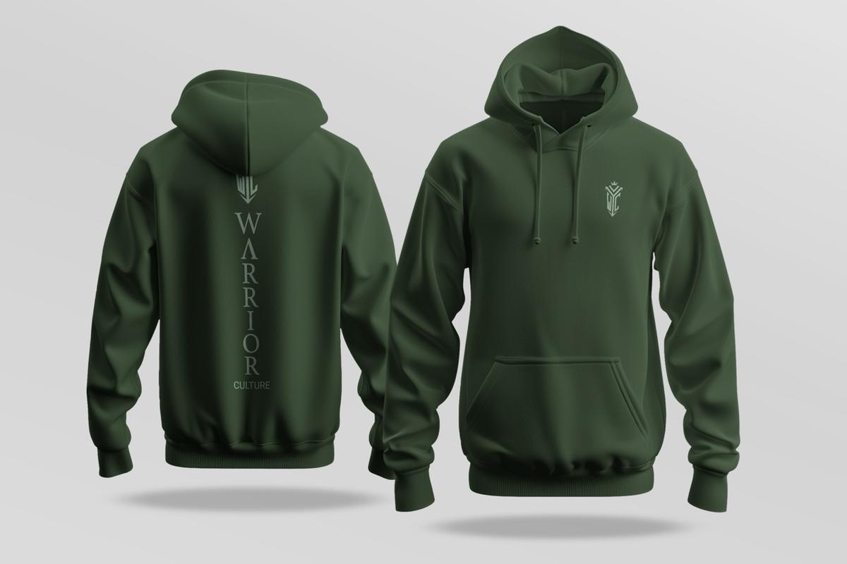 Atlas Vertical Hoodie featuring vertical back graphic (view 2)