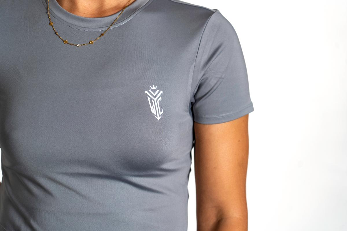 Athena Performance Cropped T-Shirt in lightweight fabric (view 5)