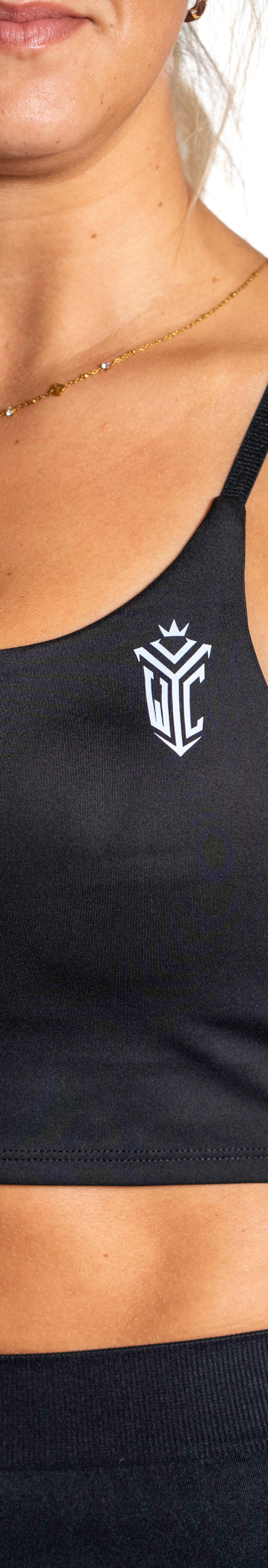 Athena Performance Crop Tank Top - Lightweight performance fabric with integrated support (view 4)