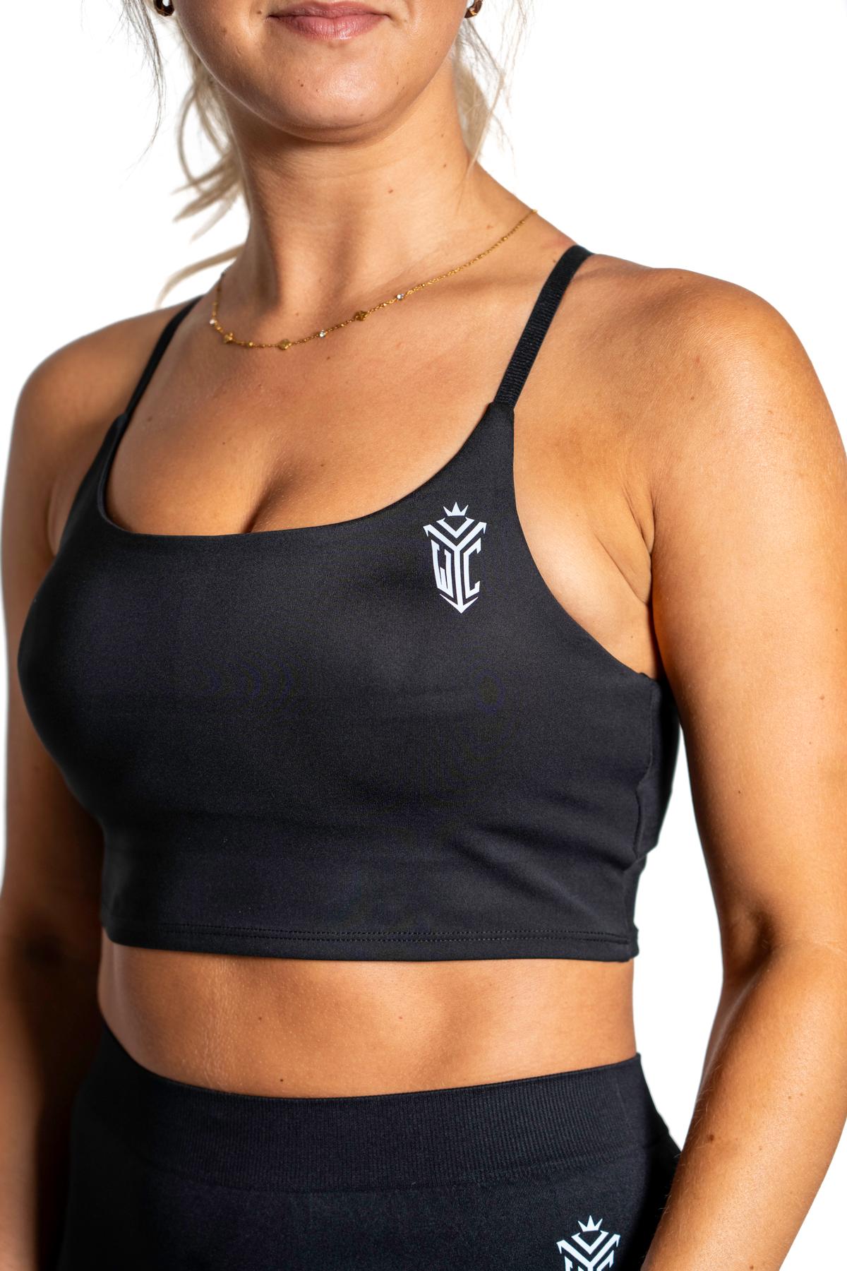 Athena Performance Crop Tank Top - Lightweight performance fabric with integrated support (view 4)