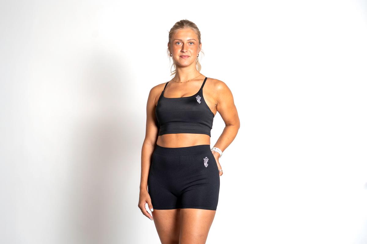 Athena Performance Crop Tank Top - Lightweight performance fabric with integrated support