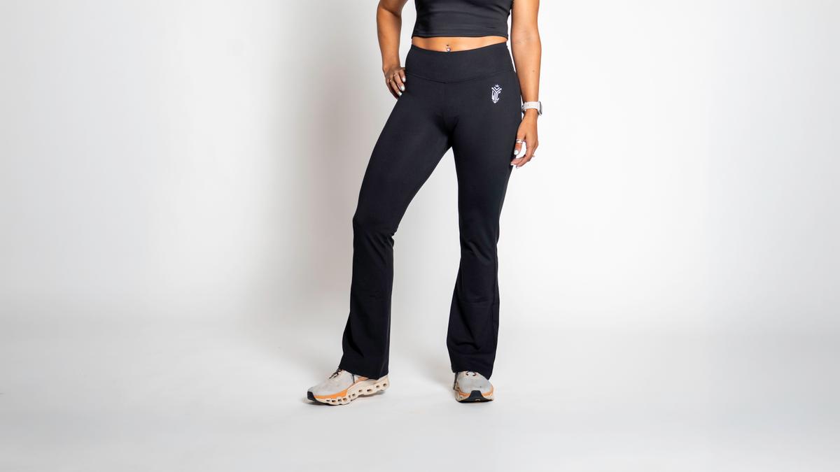 Athena Sculpt Flared Leggings - premium high-waisted design (view 4)