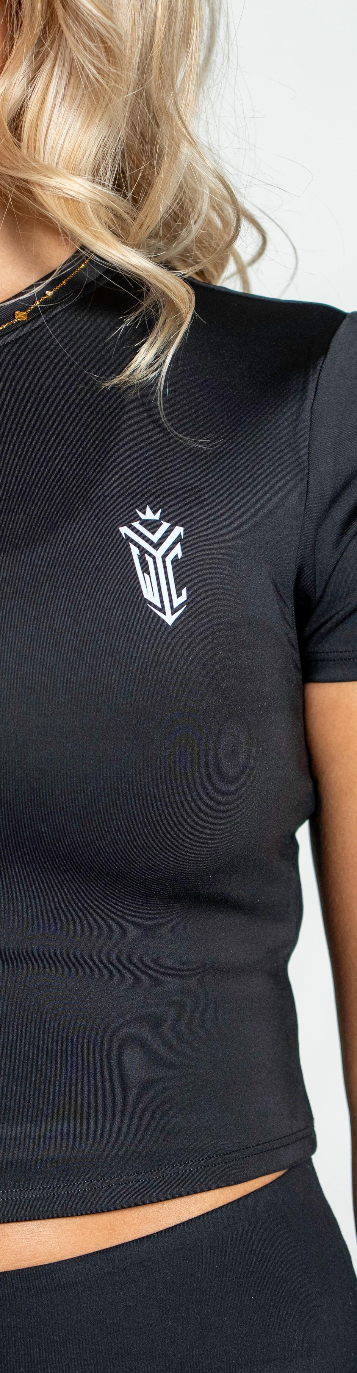Athena Performance Cropped T-Shirt in lightweight fabric (view 2)