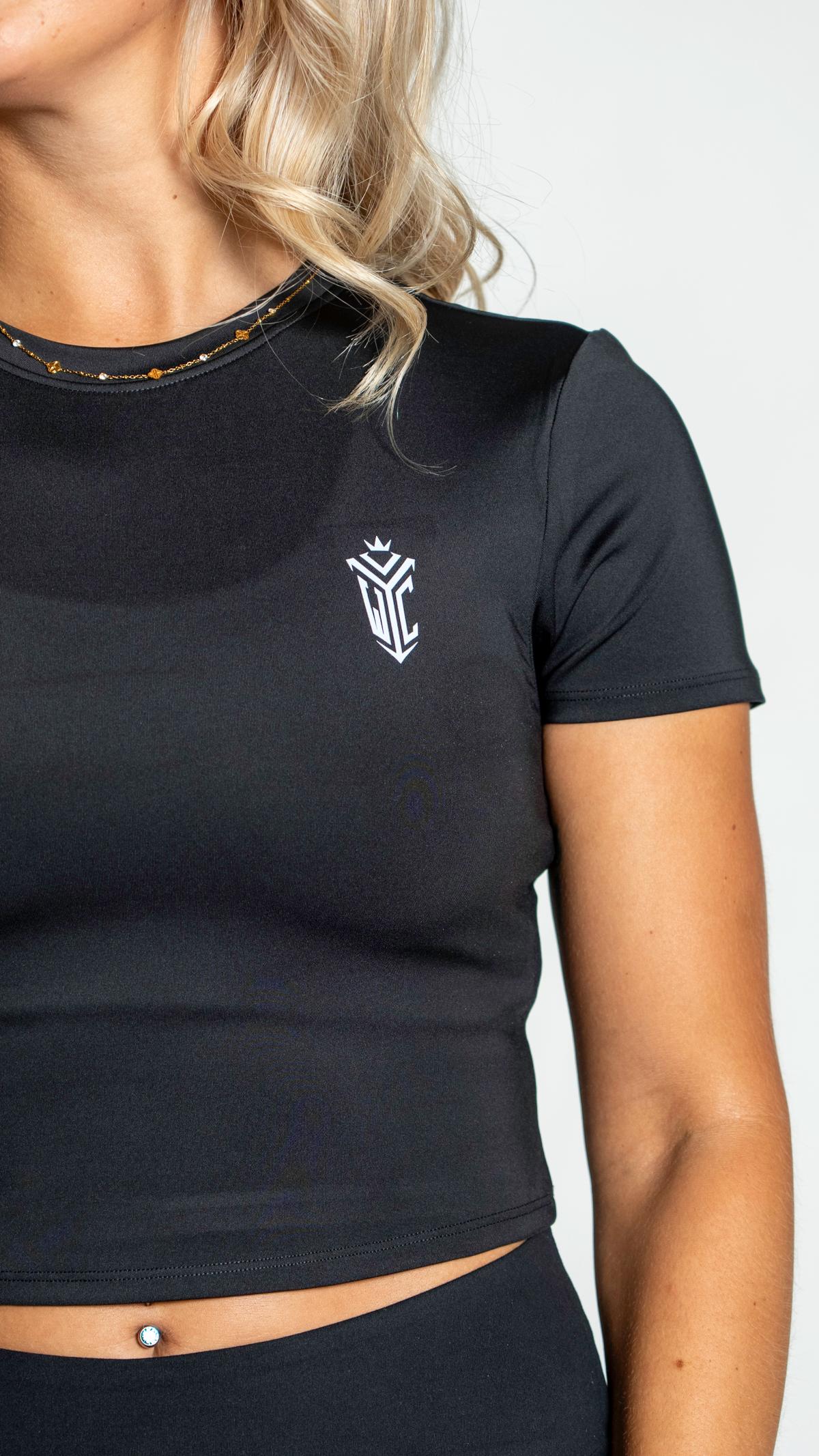 Athena Performance Cropped T-Shirt in lightweight fabric (view 2)