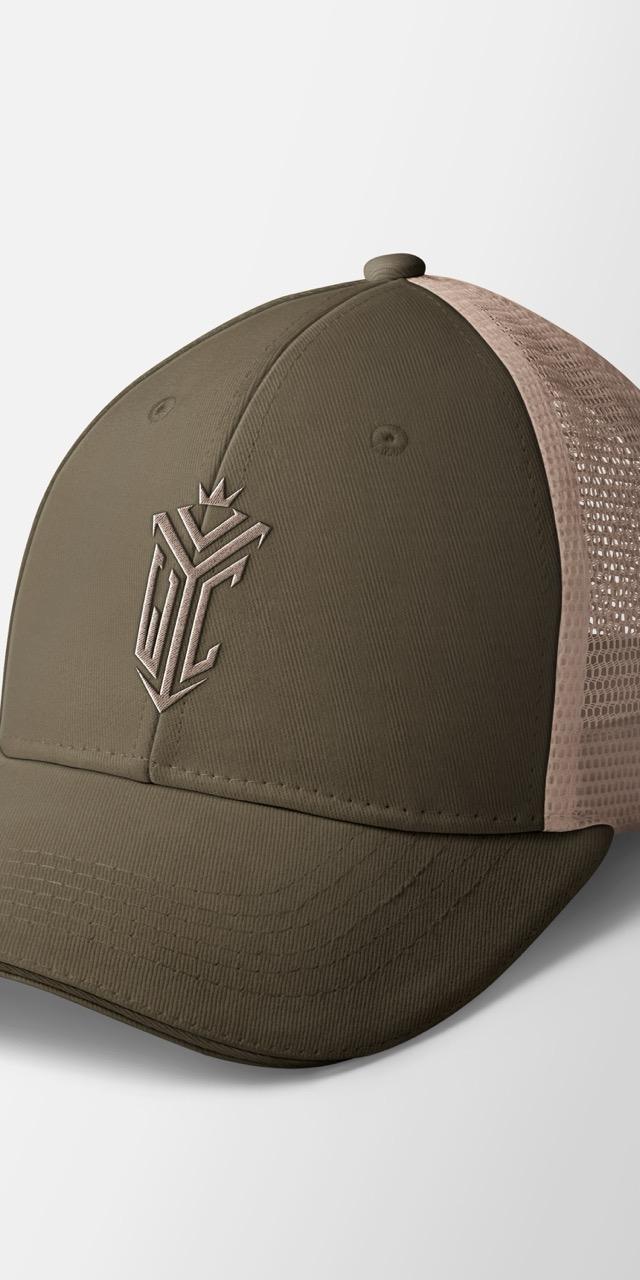 Frontier Logo Cap - classic retro design with breathable mesh