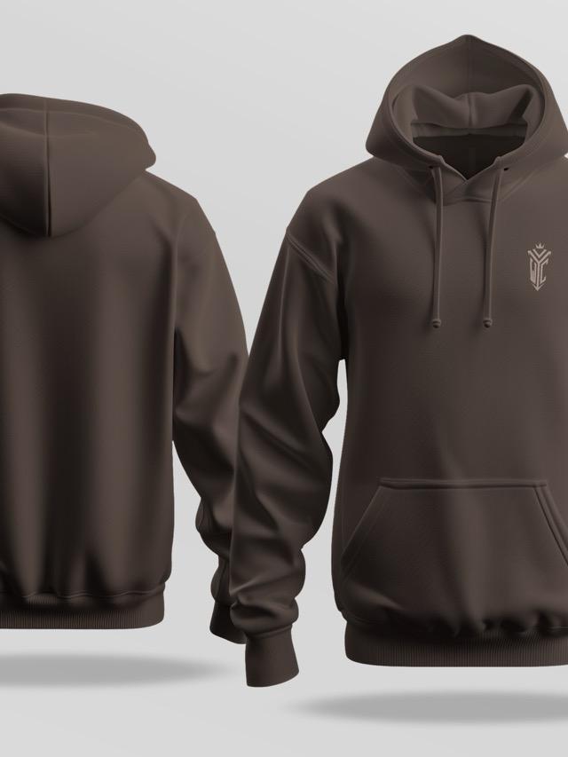 Atlas Core Hoodie with minimalist design and soft fleece interior