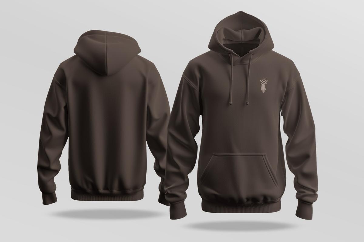 Atlas Core Hoodie with minimalist design and soft fleece interior