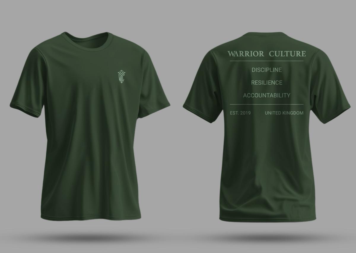 Origin T-Shirt - Premium heavyweight organic cotton, Warrior Culture (view 4)
