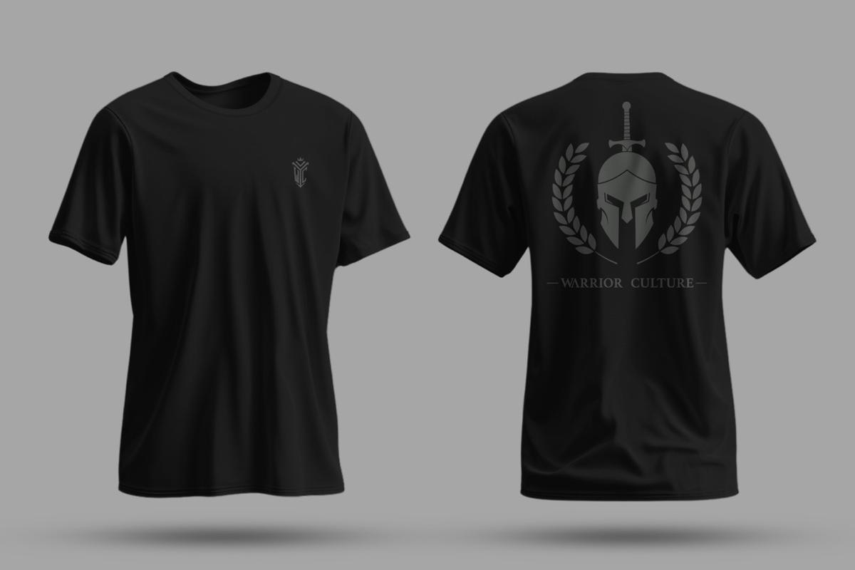 Spartan T-Shirt featuring a warrior graphic (view 2)