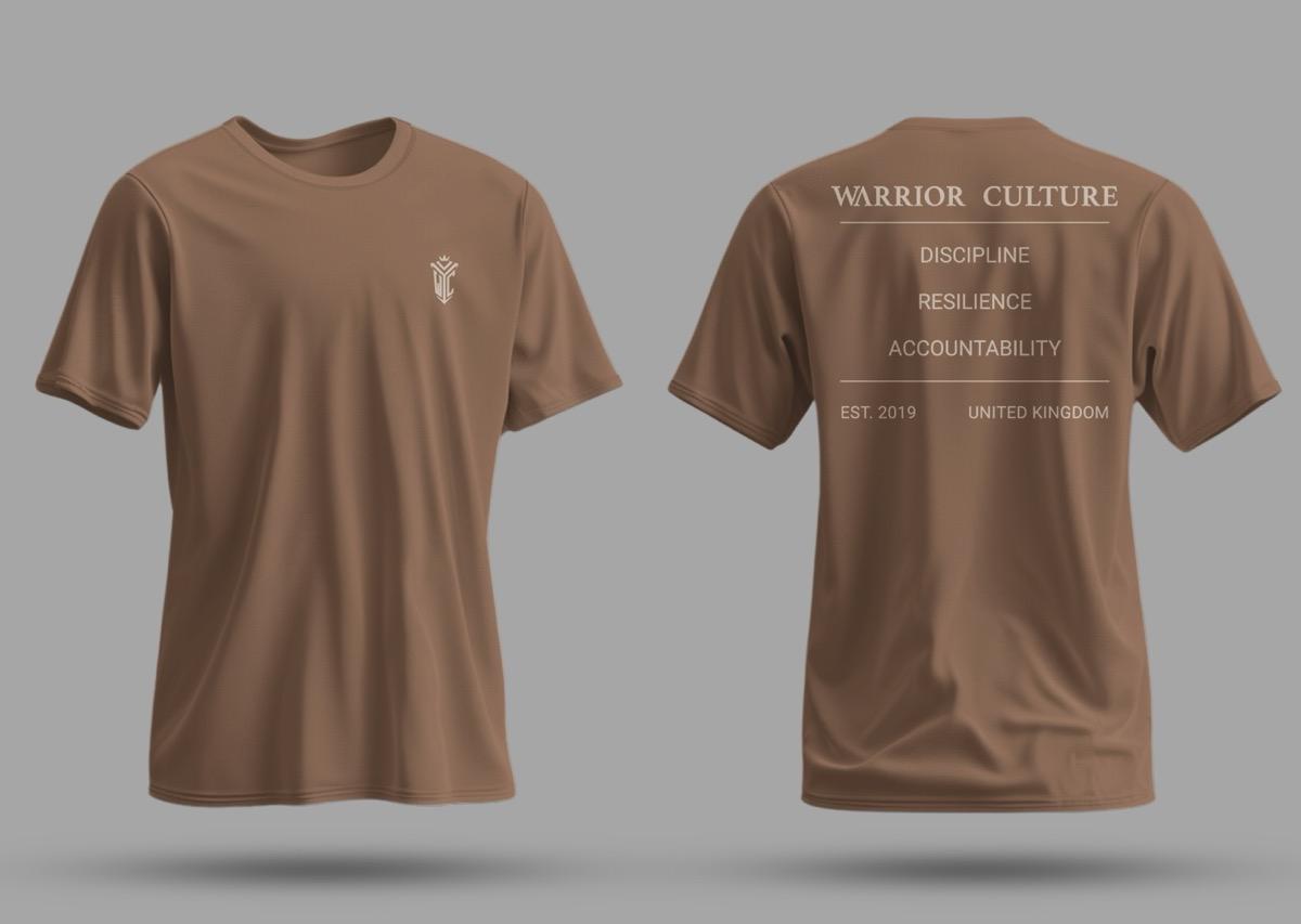 Origin T-Shirt - Premium heavyweight organic cotton, Warrior Culture (view 3)