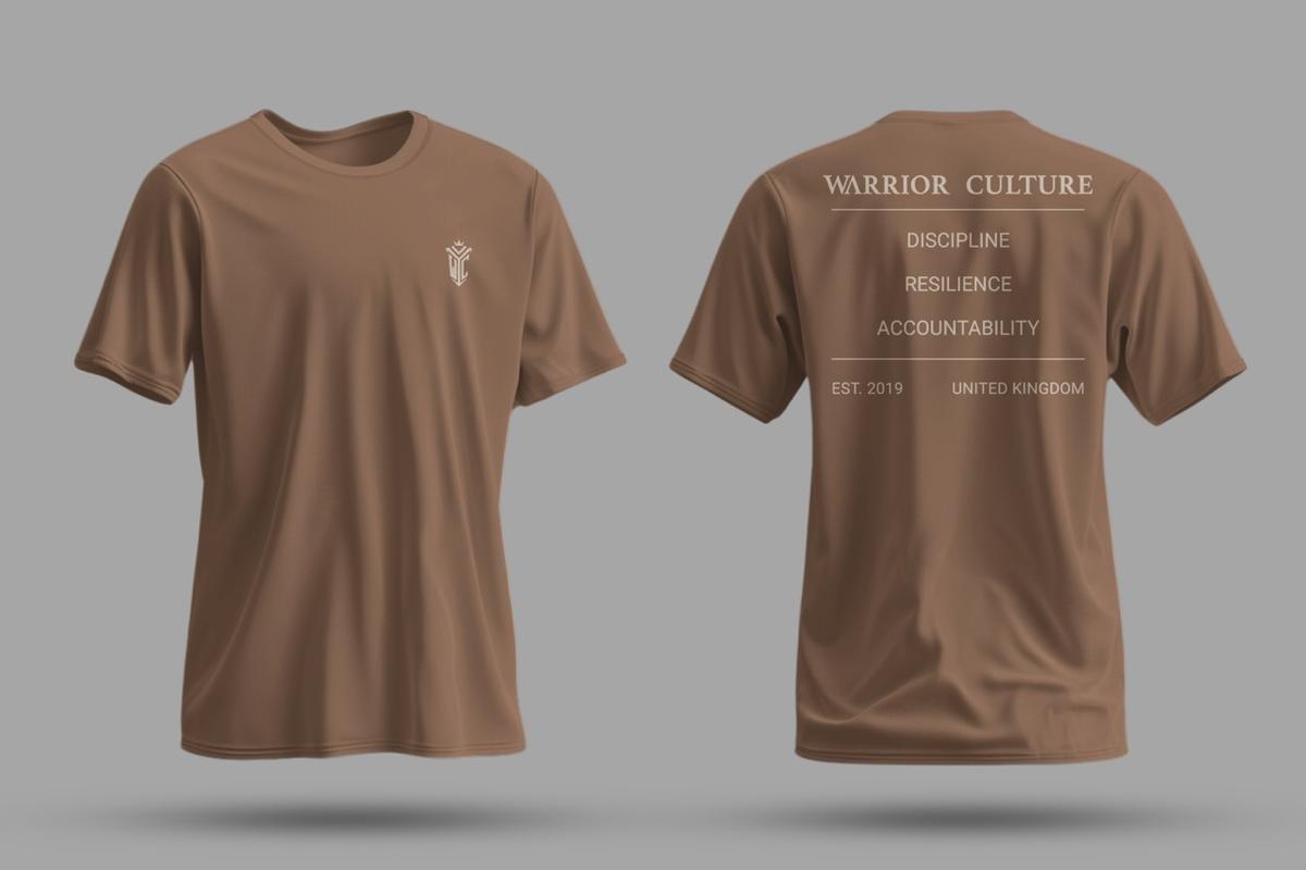 Origin T-Shirt - Premium heavyweight organic cotton, Warrior Culture (view 3)
