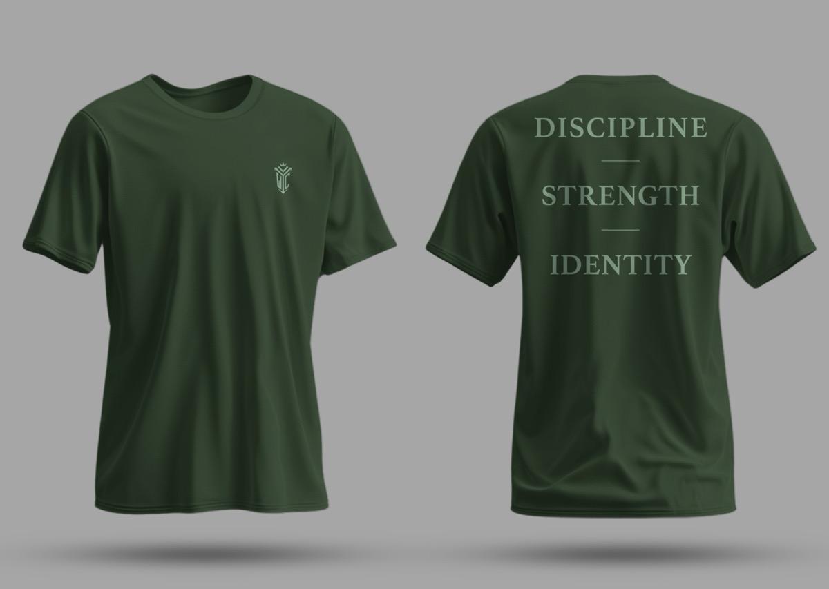 Discipline T-Shirt - premium heavyweight organic cotton (view 4)