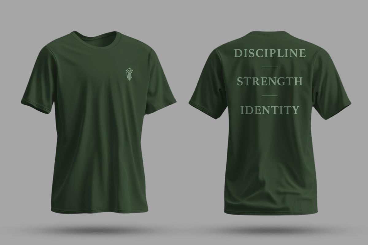 Discipline T-Shirt - premium heavyweight organic cotton (view 4)