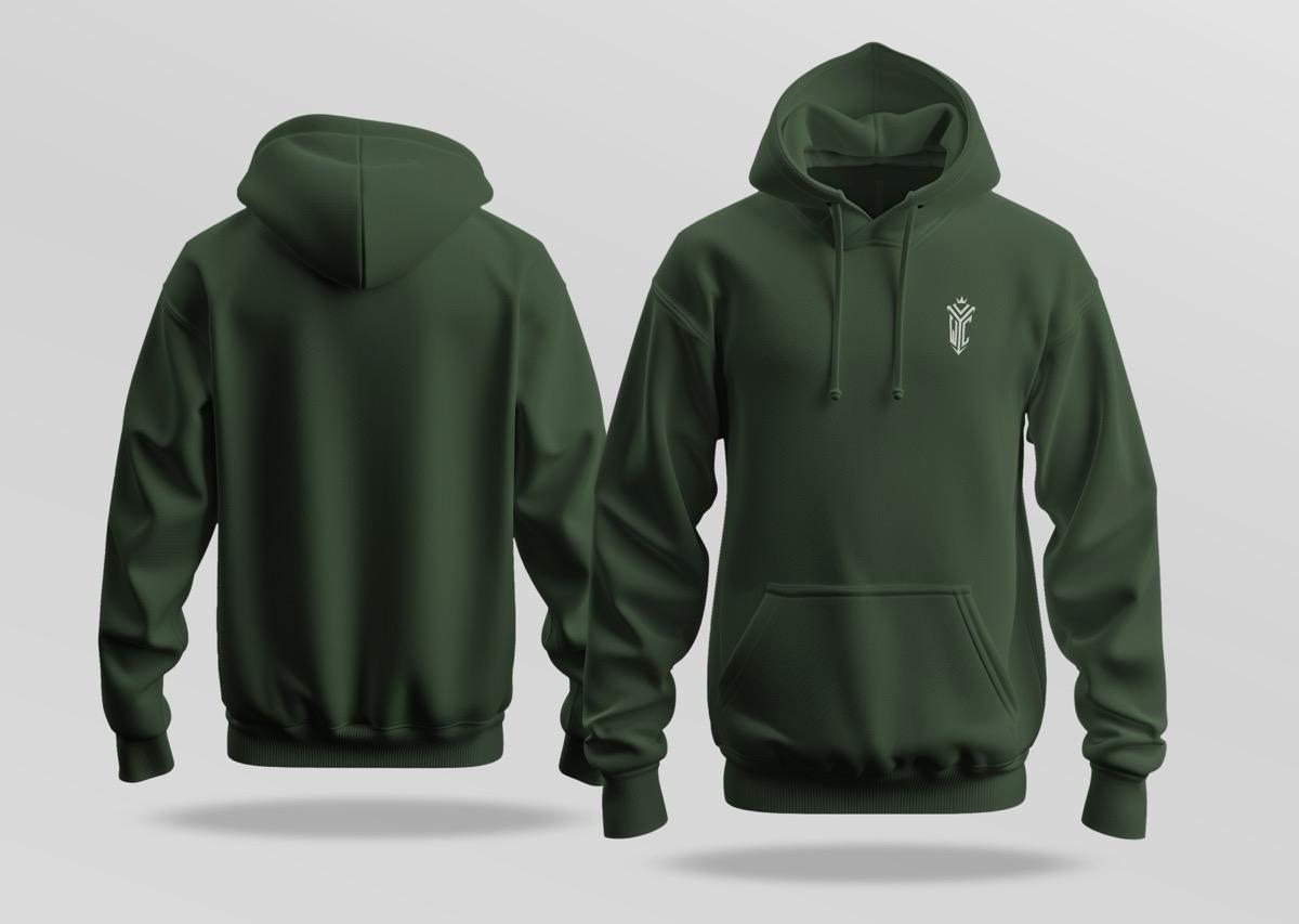 Atlas Core Hoodie with minimalist design and soft fleece interior (view 2)