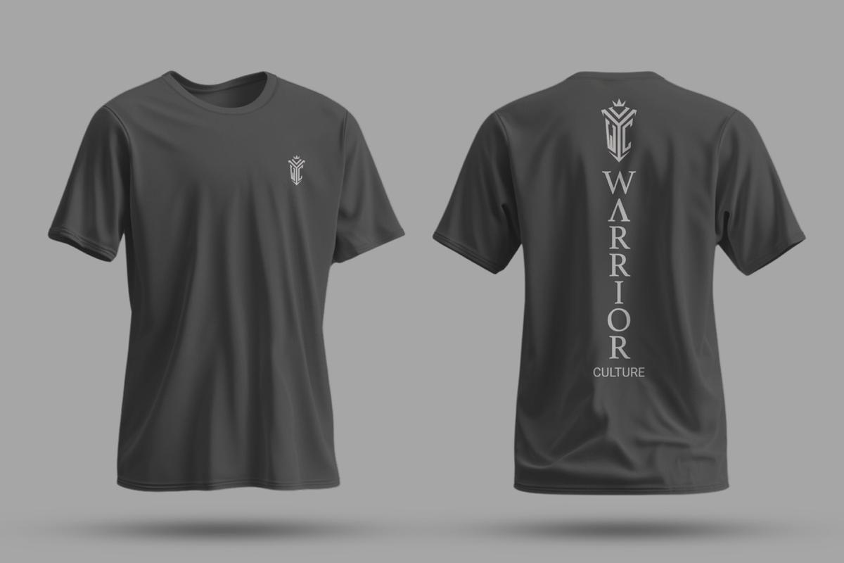 Vertical T-Shirt with modern Warrior Culture branding