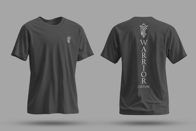 Vertical T-Shirt with modern Warrior Culture branding