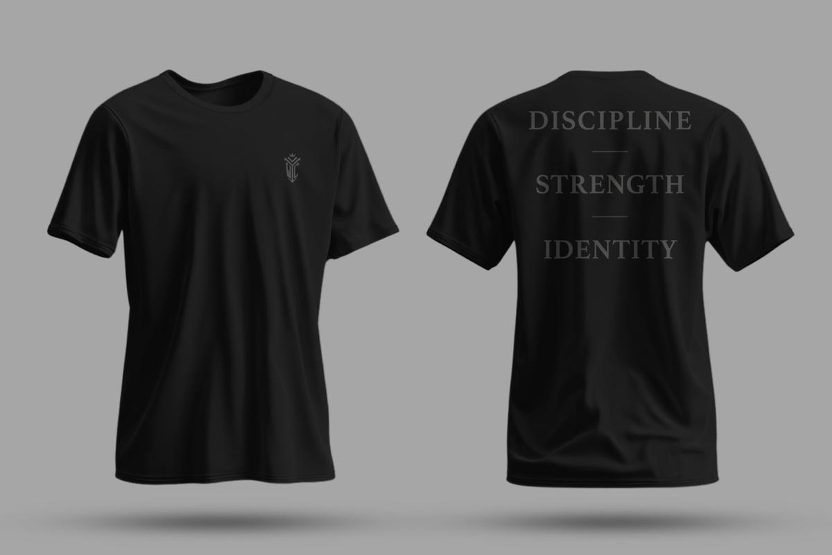 Discipline T-Shirt - premium heavyweight organic cotton (view 2)